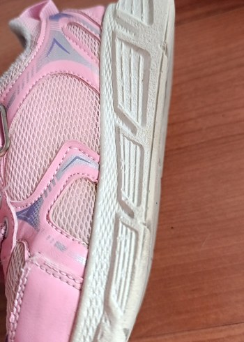 Kız Çocuk Pembe Cırt Cırtlı Spor Ayakkabı - Görsel 2