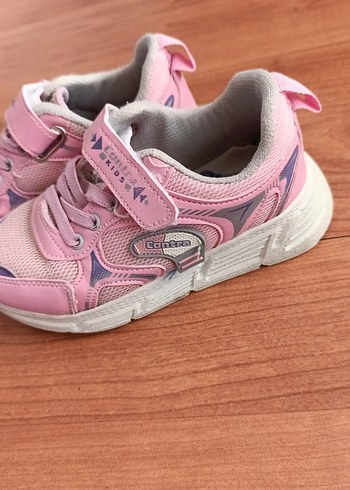 Kız Çocuk Pembe Cırt Cırtlı Spor Ayakkabı - Görsel 3