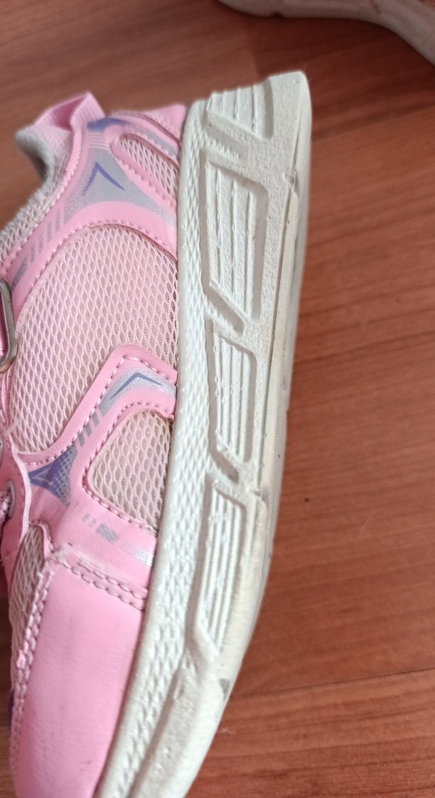 Kız Çocuk Pembe Cırt Cırtlı Spor Ayakkabı - Görsel 2