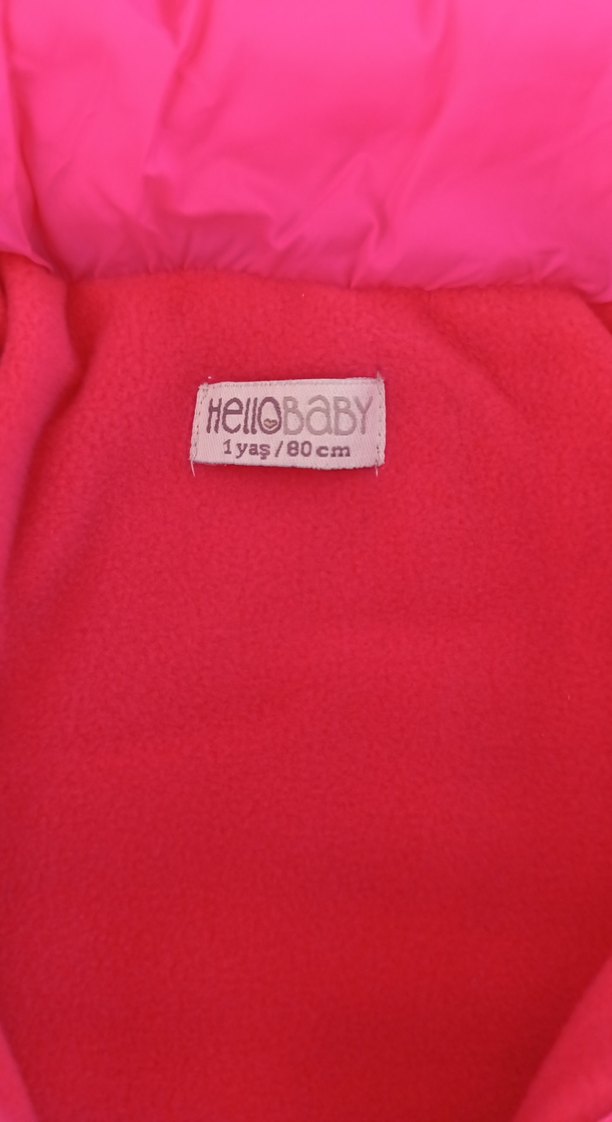 Kız Çocuk Pembe Fermuarlı Mont - Görsel 4