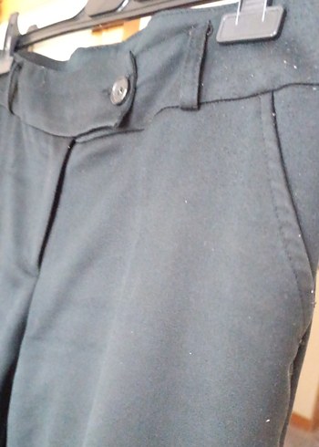 Siyah Kadın Ofis Kumaş Pantolon - Görsel 2