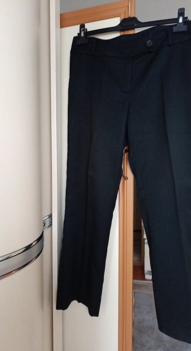 Siyah Kadın Ofis Kumaş Pantolon - Görsel 3