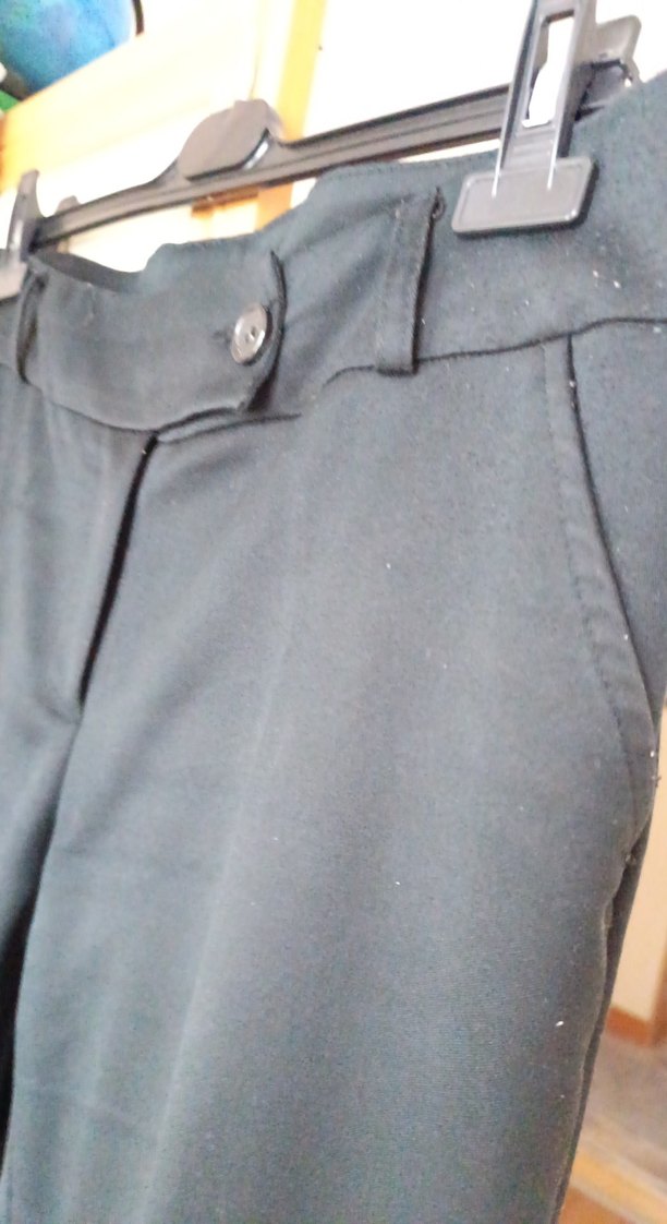 Siyah Kadın Ofis Kumaş Pantolon - Görsel 2