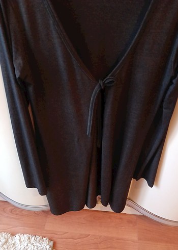 Siyah, Uzun Kollu, tunik - Görsel 2