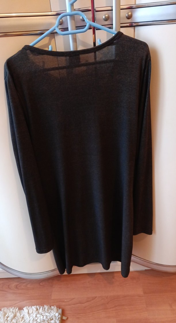 Siyah, Uzun Kollu, tunik - Görsel 3