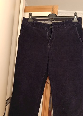 siyah kadife erkek pantolon - Görsel 2