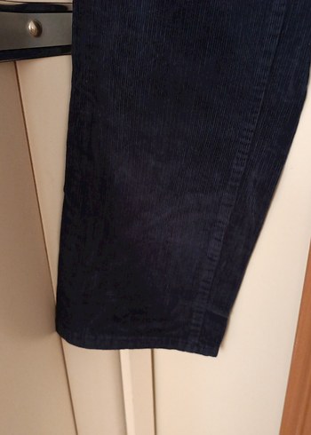 Lacivert kadife Erkek Pantolon - Görsel 4