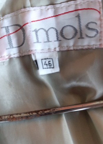 Düğmeli Gri Midi Kadın Trençkot - Görsel 4