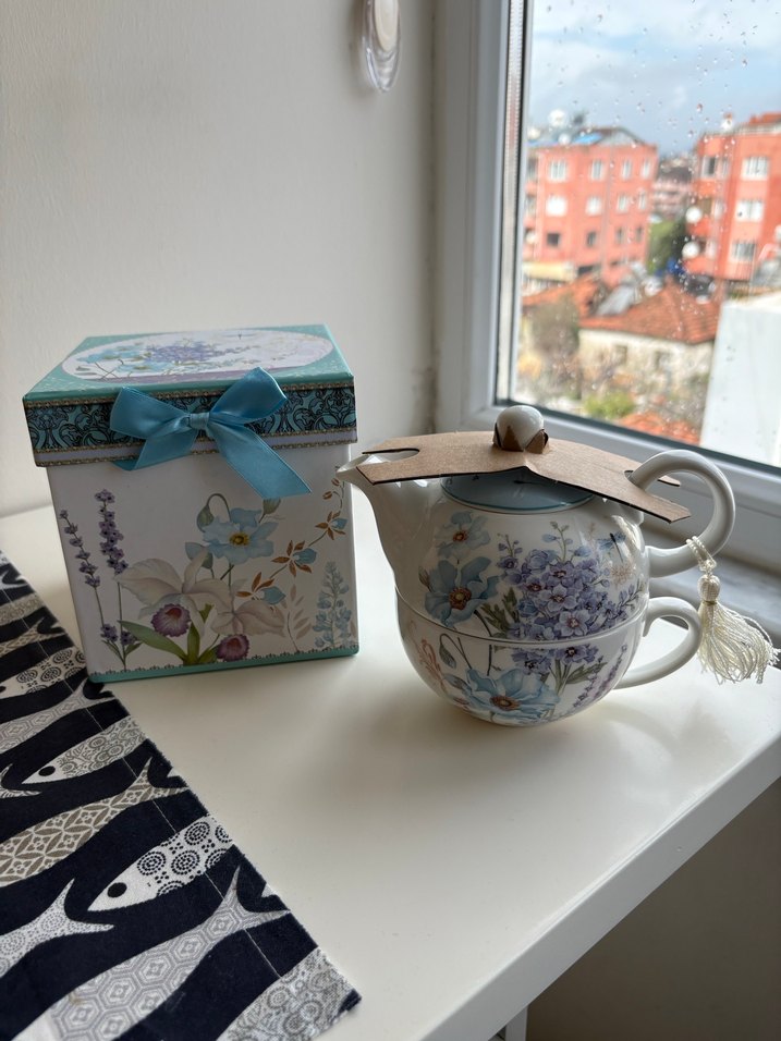 English Home porselen demlik - Görsel 2