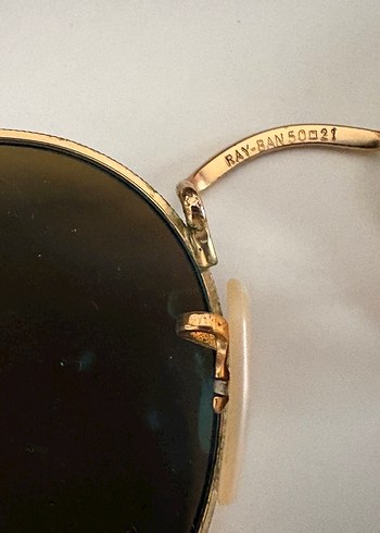 Rayban aynalı cam güneş gözlüğü - Görsel 3