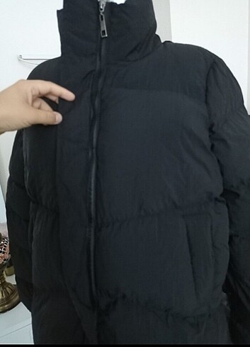 38 Beden siyah Renk Şişme mont
