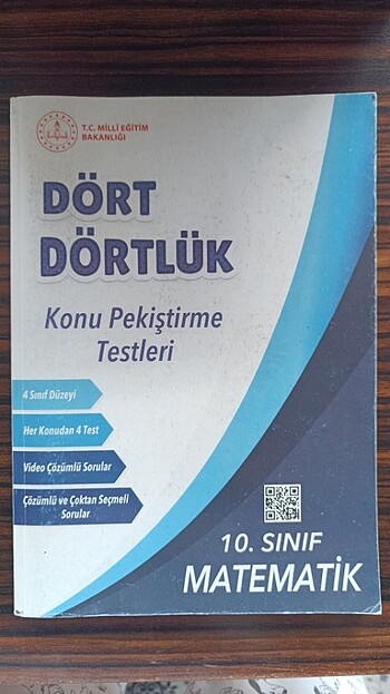 Dört Dörtlük 10. matematik konu pekiştirme testleri 