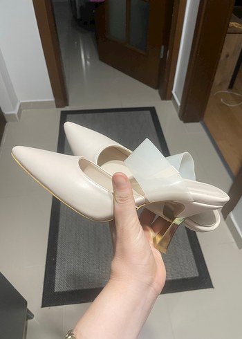 37 Beden İnce Topuklu Kadın stiletto terlik