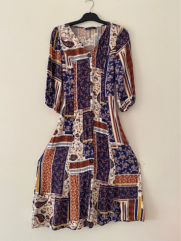Lc Waikiki Home Yazlık desenli elbise