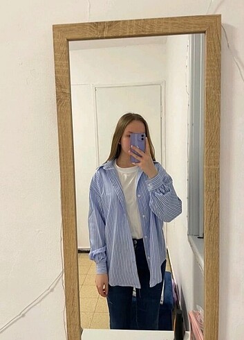 SHEIN çizgili gömlek 