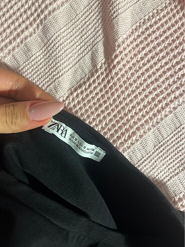 zara siyah crop - Görsel 3