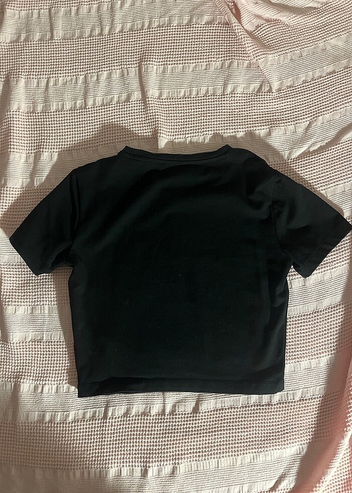 zara siyah crop - Görsel 2