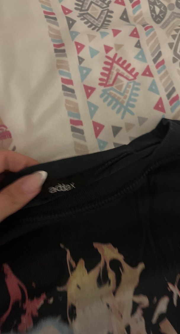 Siyah Rock Punk Kadın Uzun Kollu Tişört - Görsel 2