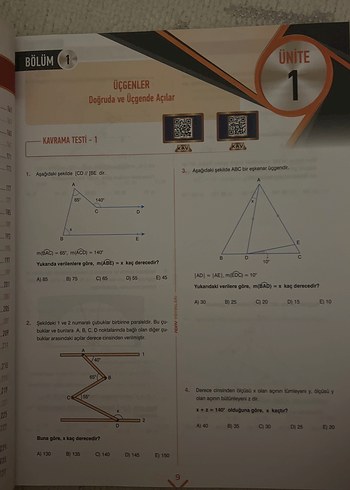 Aday Yayınları TYT AYT Geometri Soru Bankası - Görsel 2