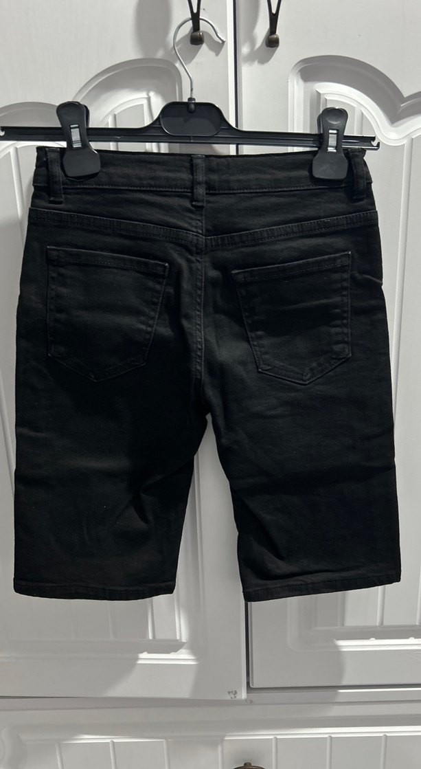 Siyah Erkek Çocuk Denim Şort - Görsel 2