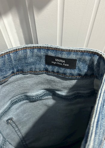 Gri Tonlu Kadın Midi Kot Pantolon - Görsel 3