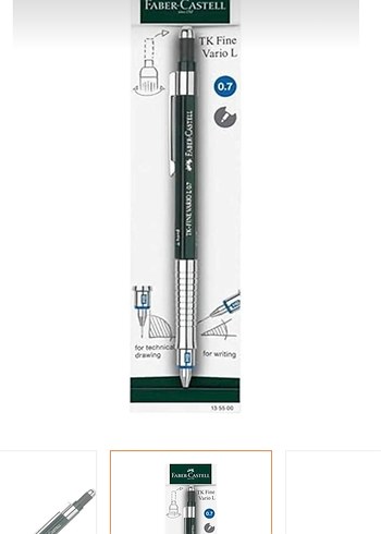 faber castell vario lüx 0 7 mm versatil kalem - Görsel 3