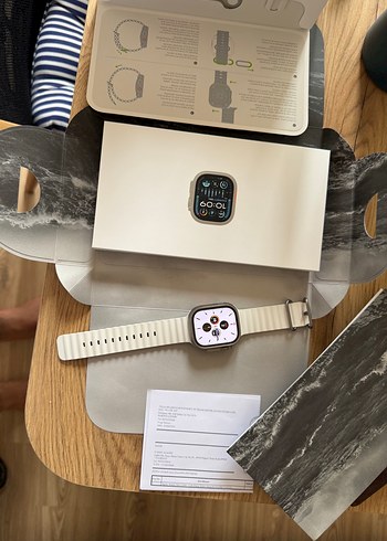 Apple Watch Ultra 2 Gps+ cellular, 49MM titanyum kasa (40bin) - Görsel 9