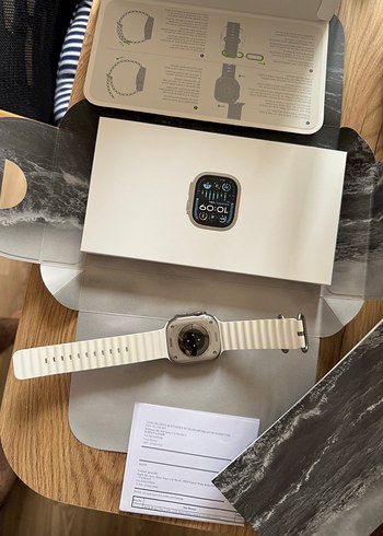 Apple Watch Ultra 2 Gps+ cellular, 49MM titanyum kasa (40bin) - Görsel 10