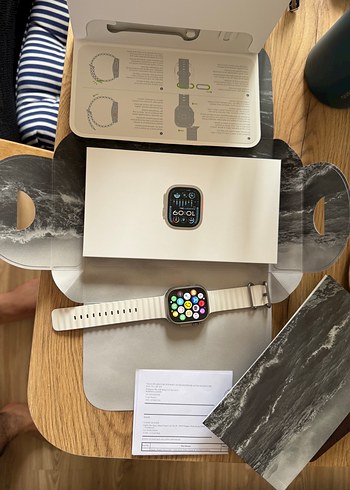 Apple Watch Ultra 2 Gps+ cellular, 49MM titanyum kasa (40bin) - Görsel 6