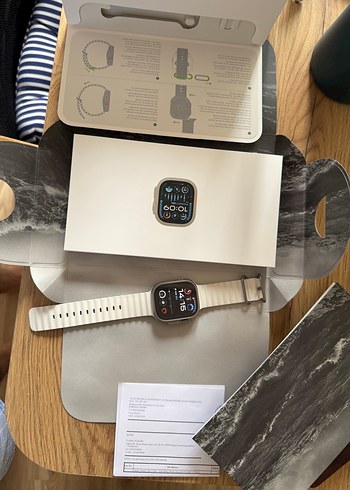 Apple Watch Ultra 2 Gps+ cellular, 49MM titanyum kasa (40bin) - Görsel 7