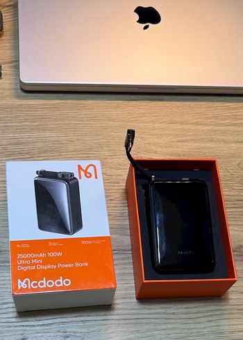 Mcdodo 100W 25000MAH Dijital Ekranlı Powerbank Siyah 1 haftalık - Görsel 5