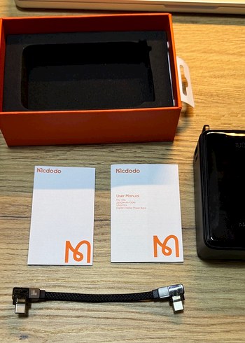 Mcdodo 100W 25000MAH Dijital Ekranlı Powerbank Siyah 1 haftalık - Görsel 7