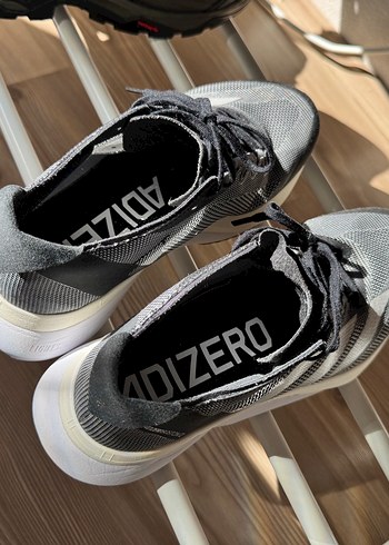 Gri Erkek Koşu ve Spor Ayakkabısı Adidas adizero 12 - Görsel 14