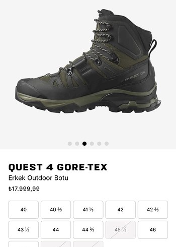 SALAMON QUEST 4 GORE-TEX Erkek Outdoor Botu - Görsel 5