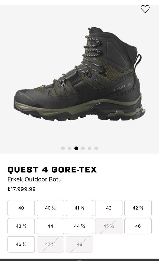 SALAMON QUEST 4 GORE-TEX Erkek Outdoor Botu - Görsel 5