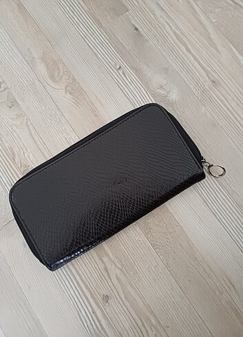 Bayan siyah cüzdan  - Görsel 2