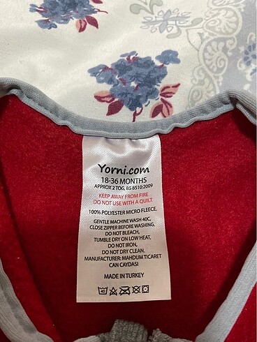 Yorni tulum 18/36 ay - Görsel 2