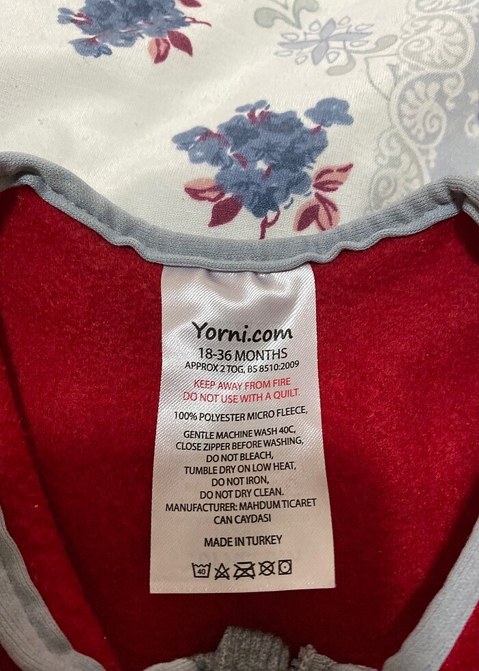 Yorni tulum 18/36 ay - Görsel 2