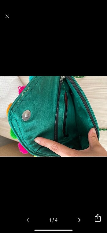 Hasır otantik çanta - Görsel 4