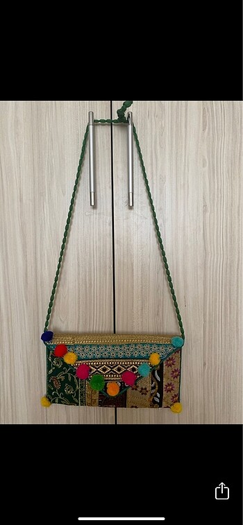 Hasır otantik çanta - Görsel 3