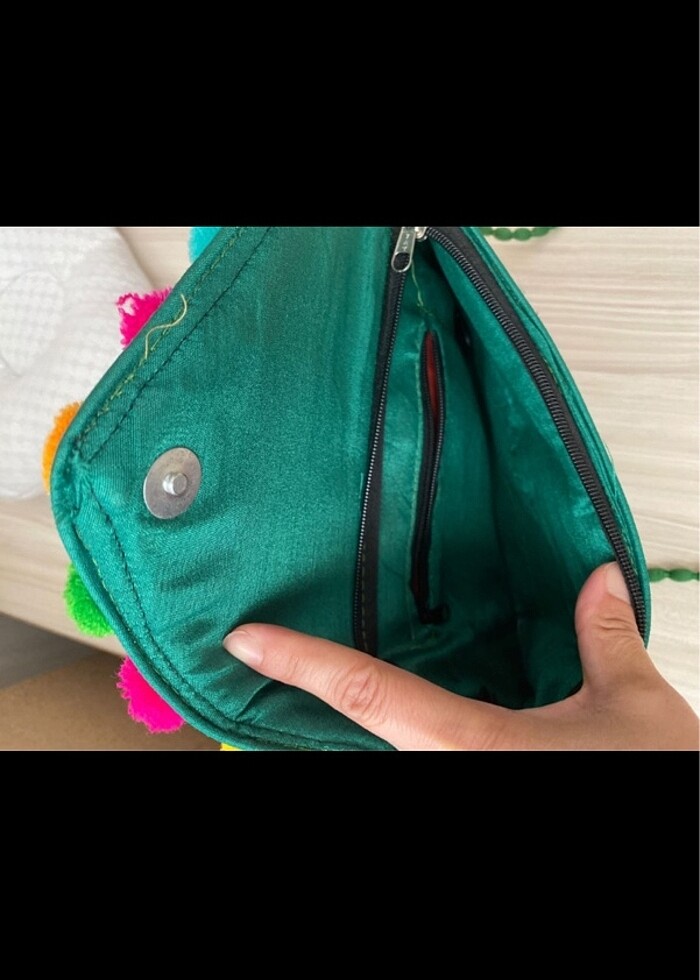 Hasır otantik çanta - Görsel 4