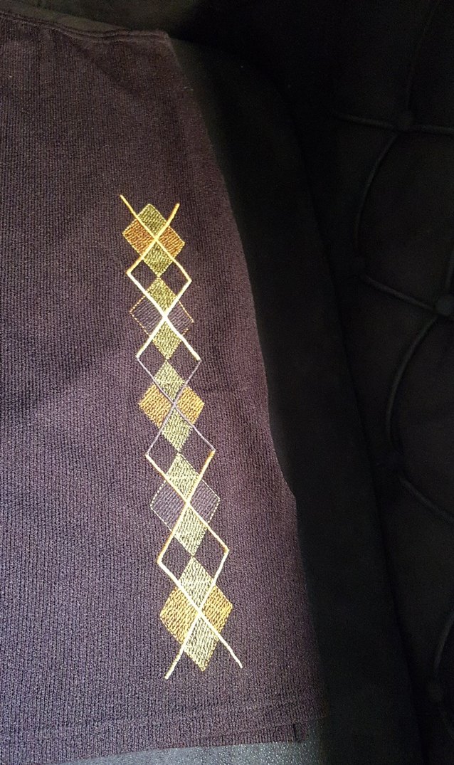 Nakışlı Kahverengi Triko Midi  Etek - Görsel 3