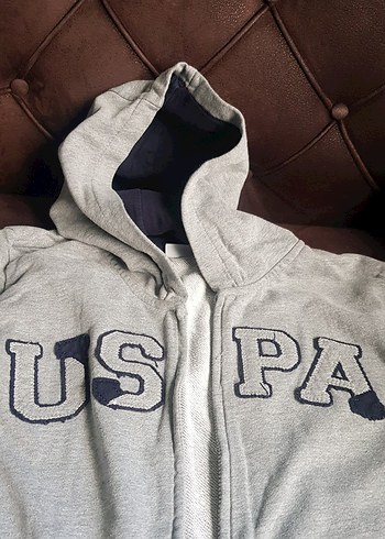 U.S Polo kapşonlu sweat 13-14 yaş erkek çocuğu - Görsel 2