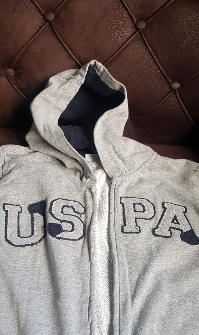 U.S Polo kapşonlu sweat 13-14 yaş erkek çocuğu - Görsel 2