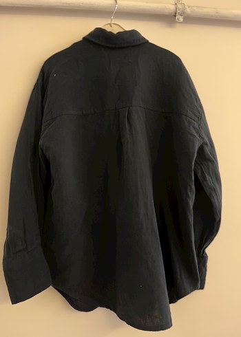 Kadın Koyu Lacivert Gömlek - Görsel 4