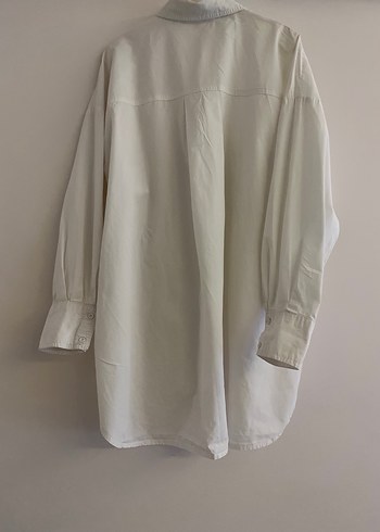 Beyaz Uzun Kollu Gömlek - Görsel 4