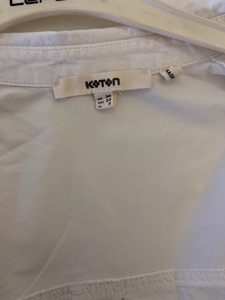 Beyaz Uzun Kollu Gömlek - Görsel 5