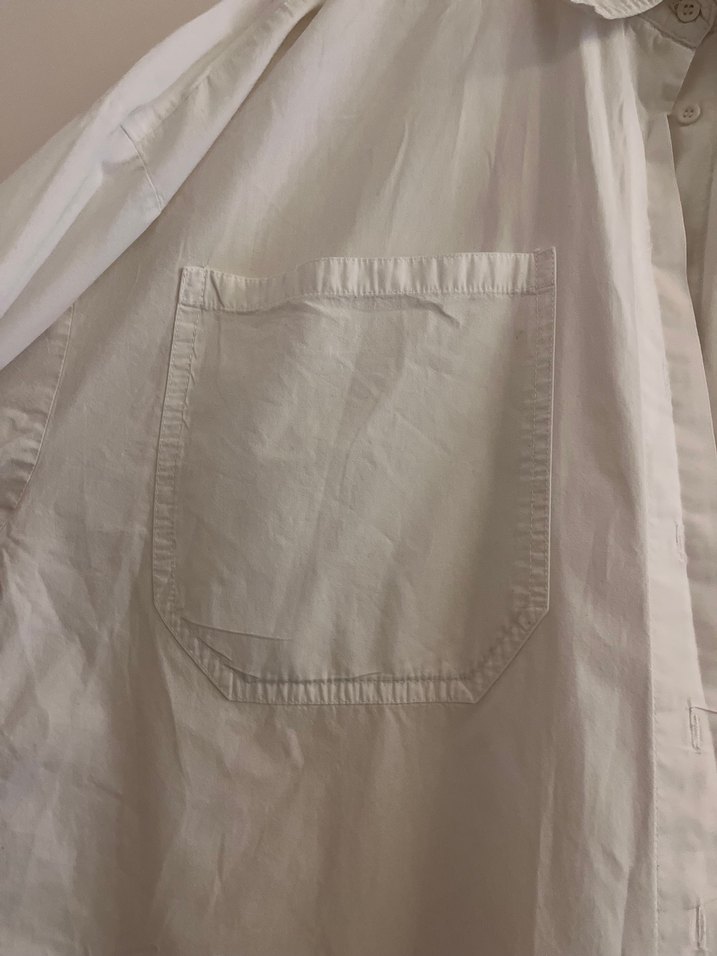 Beyaz Uzun Kollu Gömlek - Görsel 2