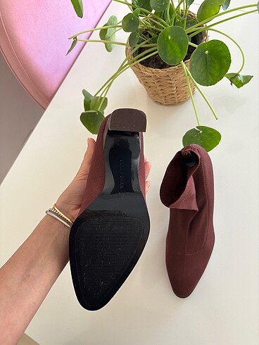 Zara Zara Bordo çorap bot