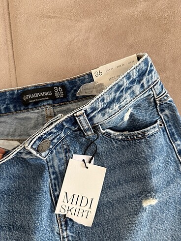 36 Beden Stradivarius jean etek